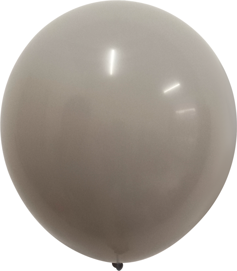 Retro Grey 12" Latex Balloons – 100 ct.