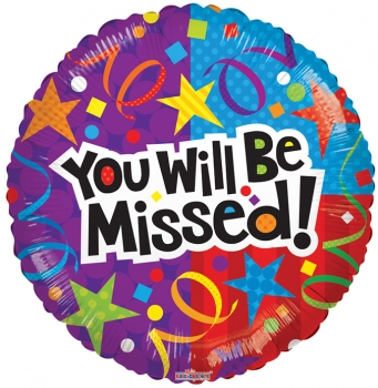 Miss You Foil Balloon – 5 pack