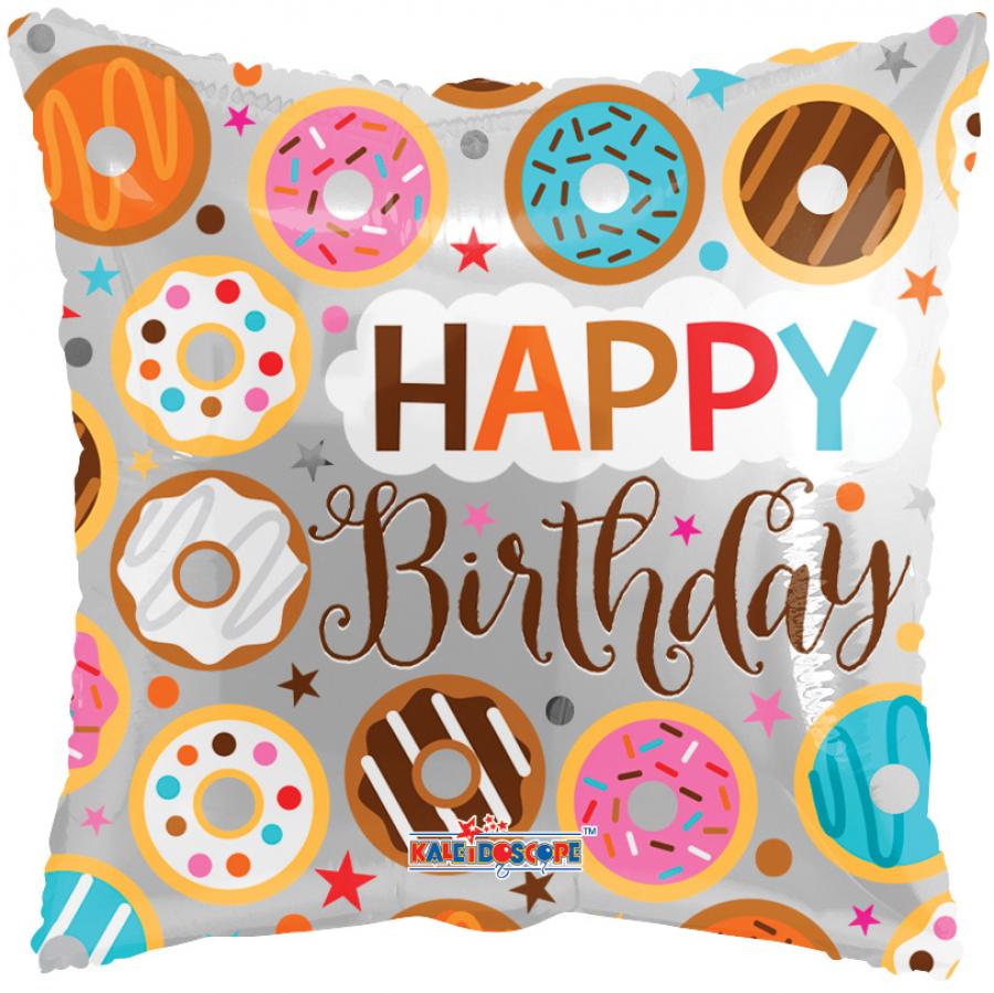 Birthday Donuts Foil Balloon – 5 pack