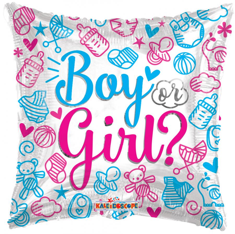 *Baby Reveal Foil Balloon – 5 pack