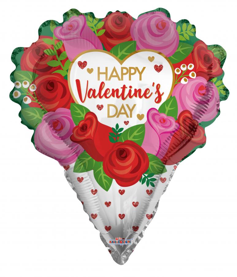 Happy Valentine's Day Foil Balloon – 5 pack