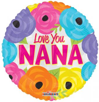 I Love You Nana Foil Balloon – 5 pack