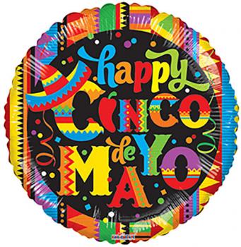 Cinco de Mayo Foil Balloon – 5 pack