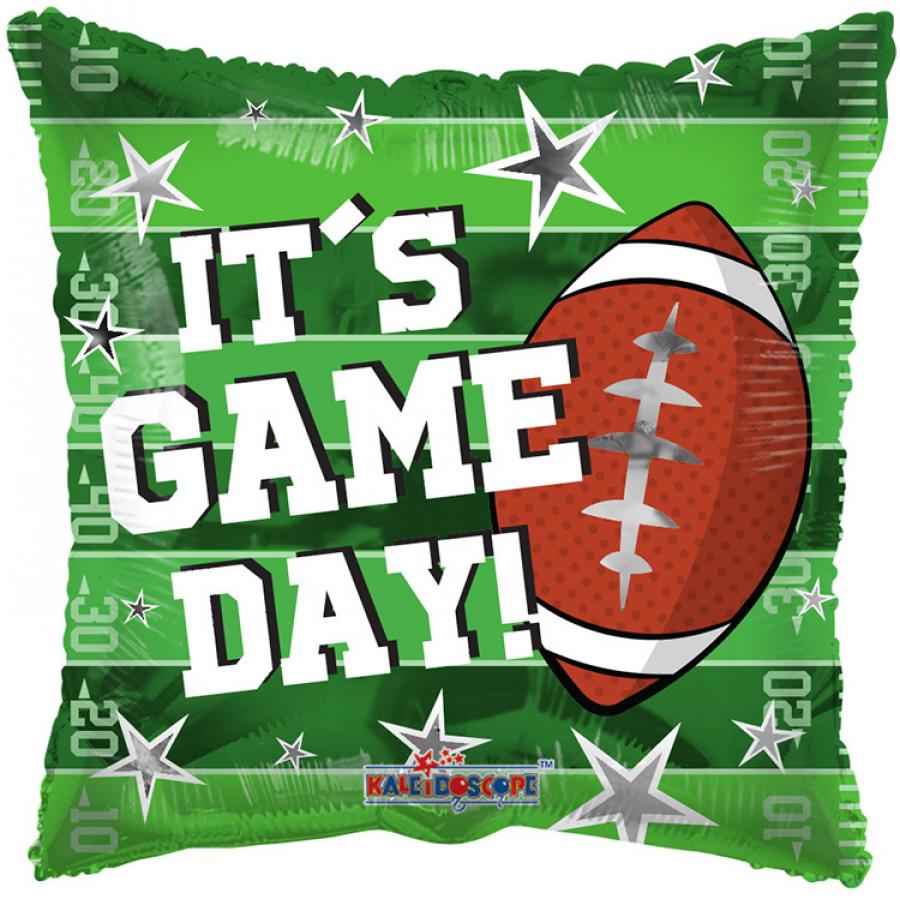 "It's Game Day" Football Foil Balloon – 5 pack