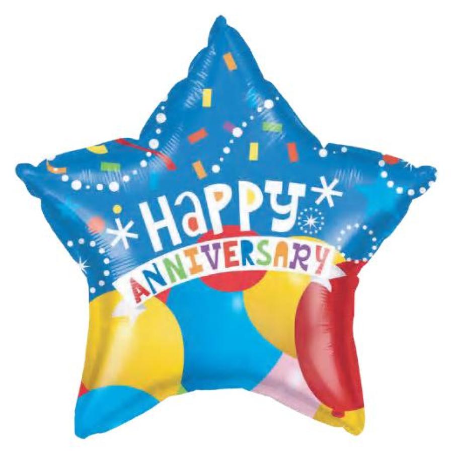 *Anniversary Foil Balloon – 10 pack