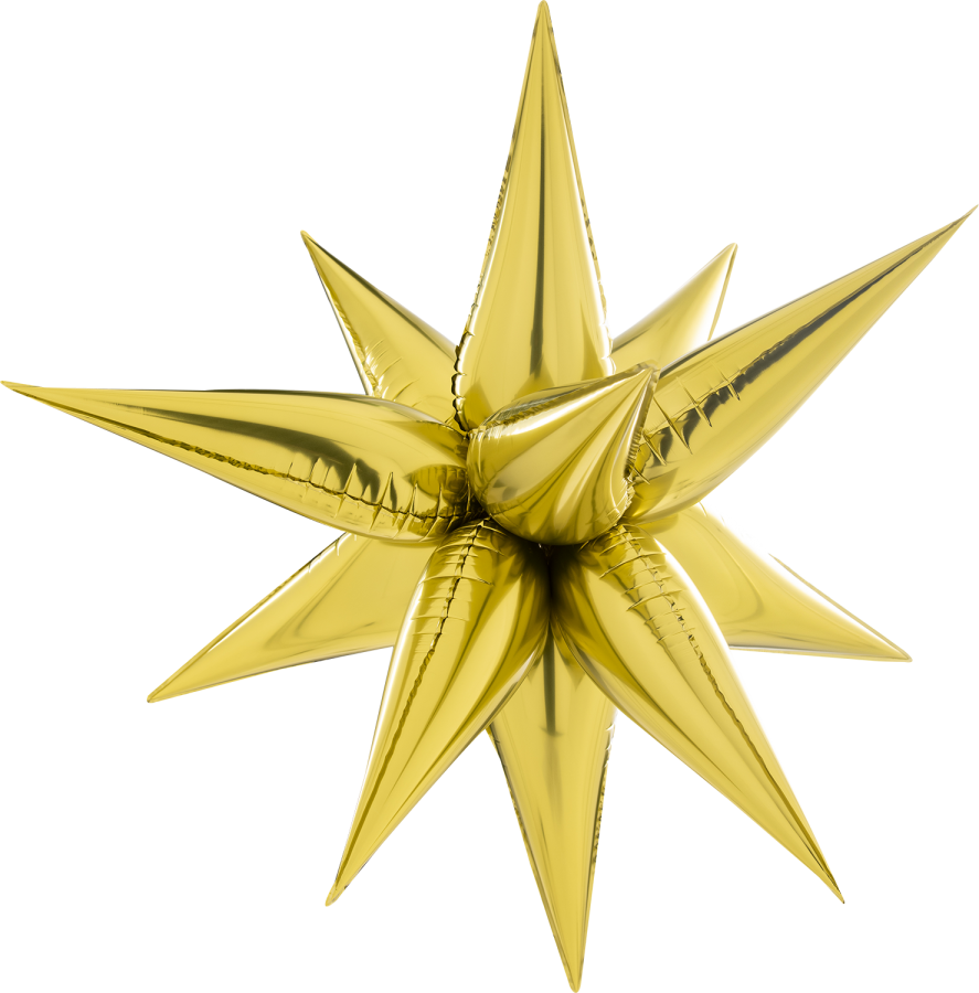 40" Star Blast - Gold