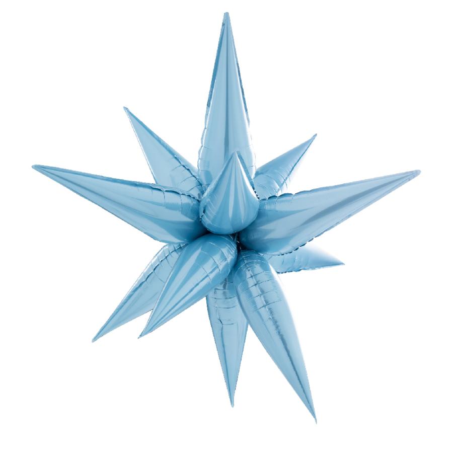 40" Star Blast - Light Blue