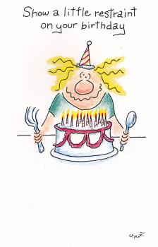 Wrapped Humorous Birthday (12 pack)