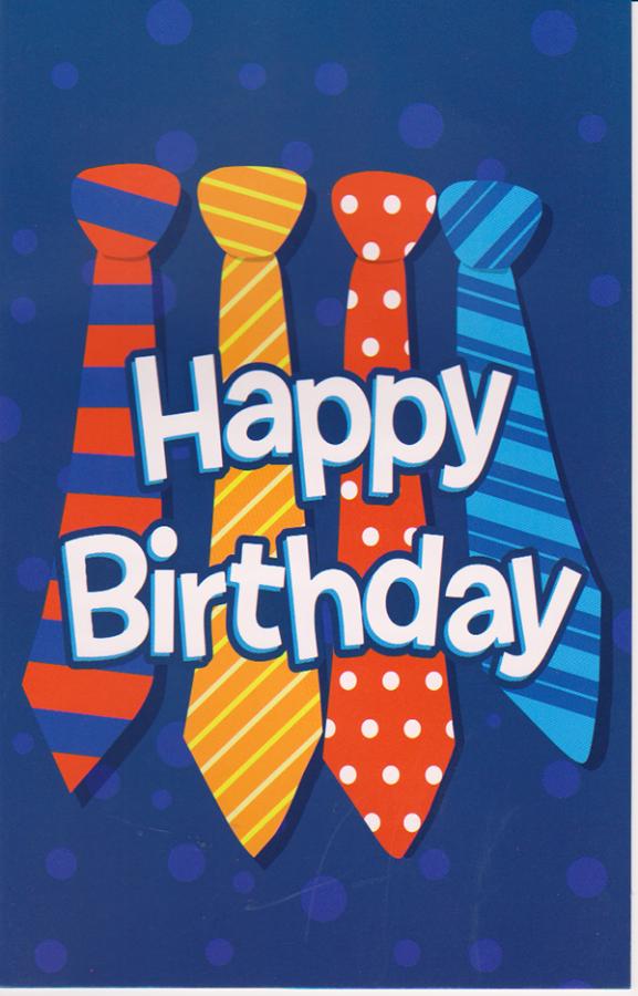 Wrapped Masculine Birthday (12 pack)