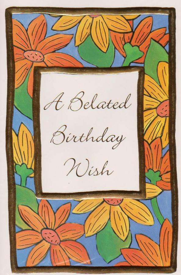 Wrapped Belated Birthday Cards (12 pack)