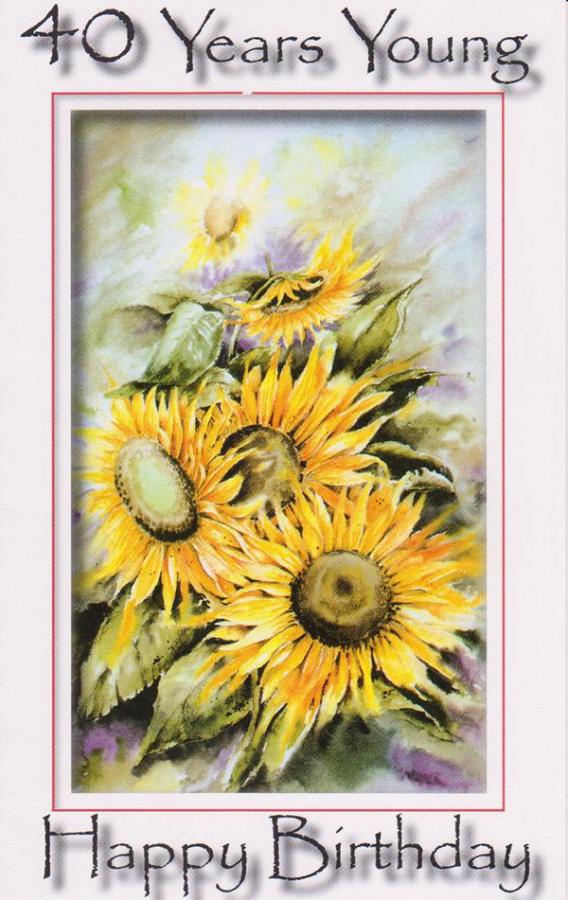 Wrapped 40th Birthday Cards (12 pack)