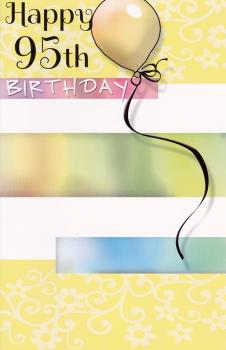 Wrapped 95th Birthday Cards  (12 pack)