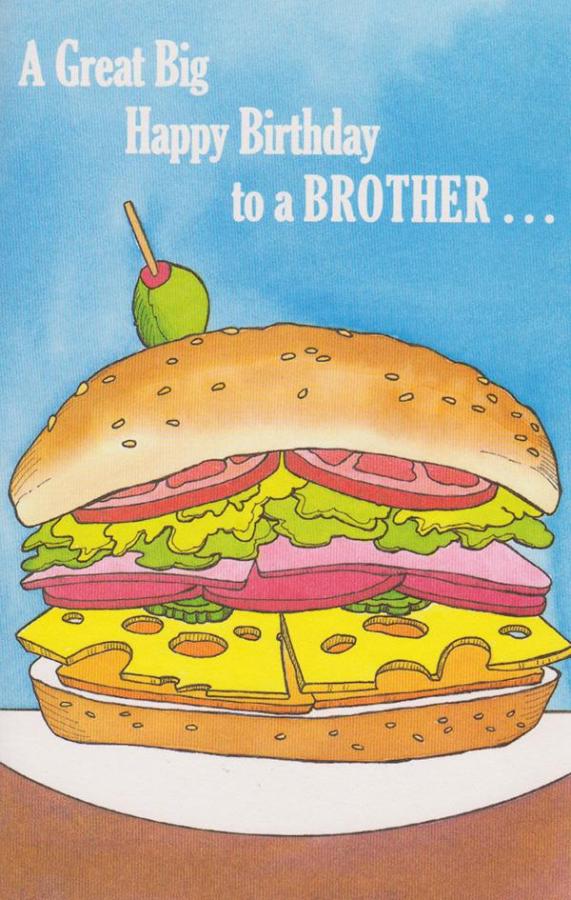 Wrapped Birthday Brother Adult (12 pack)