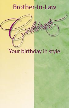 Wrapped Birthday Brother-In-Law (12 pack)