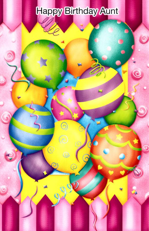 Wrapped Birthday Aunt (12 pack)