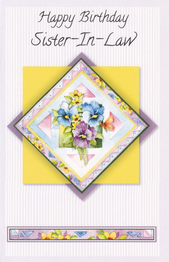 Wrapped Birthday Sister-In-Law (12 pack)