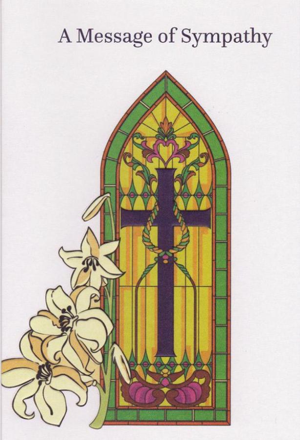 Wrapped Sympathy Religious (12 pack)