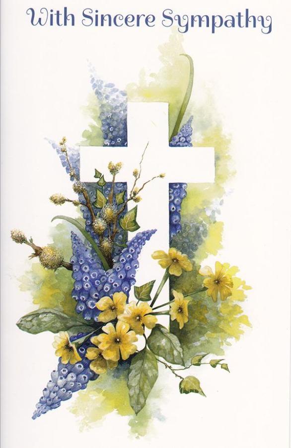 Wrapped Sympathy Religious (12 pack)