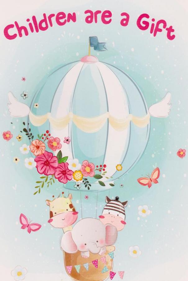 Wrapped Baby Congrats General (12 pack)