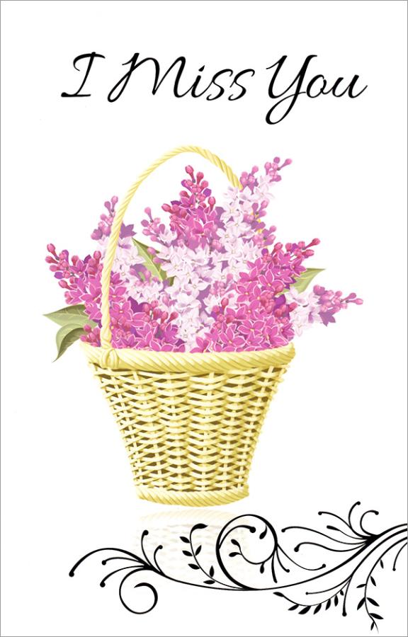 Wrapped Miss You Card (12 Pack)