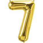 34 inch Gold Number 7