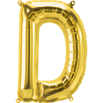 34 inch Gold Letter D