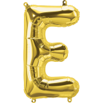 34 inch Gold Letter E