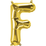 34 inch Gold Letter F