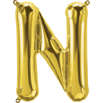 34 inch Gold Letter N