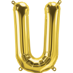 34 inch Gold Letter U