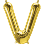 34 inch Gold Letter V