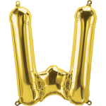 34 inch Gold Letter W