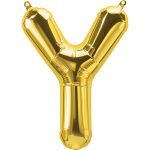 34 inch Gold Letter Y