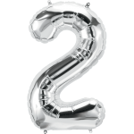 34 inch Silver Number 2