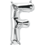 14" Silver Letter "F"