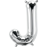 14" Silver Letter "J"