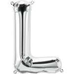 14" Silver Letter "L"