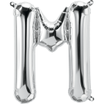 14" Silver Letter "M"