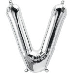 14" Silver Letter "V"