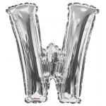34 inch Silver Letter W