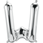14" Silver Letter "W"
