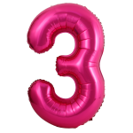 34 inch Pink Number 3