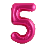 34 inch Pink Number 5