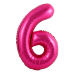 34 inch Pink Number 6