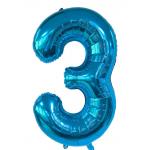 34 inch Blue Number 3
