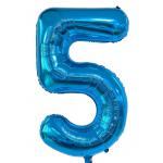 34 inch Blue Number 5