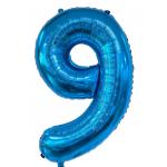 34 inch Blue Number 9