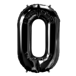 34 inch Black Number 0