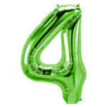 34 inch Green Number 4