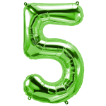 34 inch Green Number 5